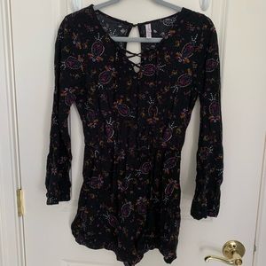 Printed romper
